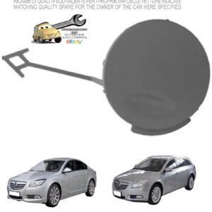 966 0734811 Per Opel Insignia 12/2008-09/2013 Coprigancio Paraurti Anteriore Primer 1405064-13238290