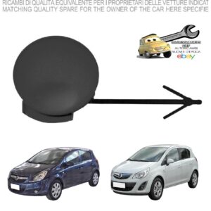 966 0716821 Per Opel Corsa D 07/2006-01/2011 Coprigancio Paraurti Posteriore Primer 222880-13183127