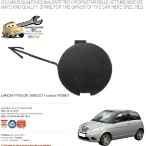 966 0408811 Per Lancisa Ypsilon 04/2006-04/2011 Coprigancio Paraurti Anteriore Primer 71778302