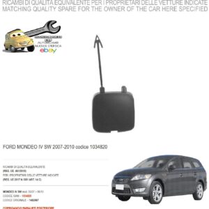966 1034820 Per Ford Mondeo IV Sw 05/2007-08/2010 Coprigancio Paraurti Posteriore1483967