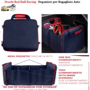 980 12725 Oracle Red Bull Racing Organizer per Bagagliaio Auto Embossed Blue