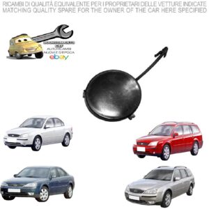 966 1032811 Per Ford Mondeo III 09/2000-08/2003 Coprigancio Paraurti Anteriore Primer 1341884