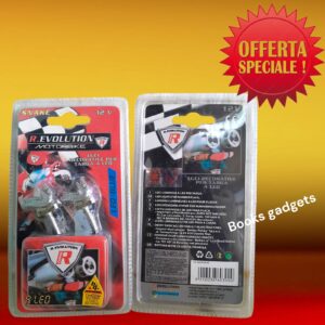 8016038603900 Coppia Luci Targa x Moto Scooter a LED BLU 12V " COBRA " Potente Luminosità