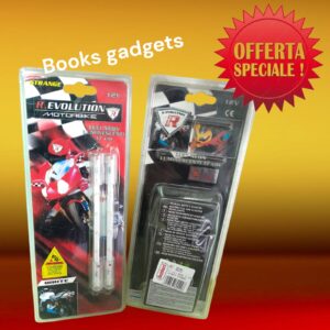 8016038602996 Coppia Luci Tubolari al Led Bianco 17cm per Moto Scooter 12V Alta Luminosità