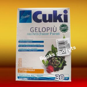8003980030106 Cuki Gelopiù Sacchetti Freezer Formato Piccolo 18x28cm