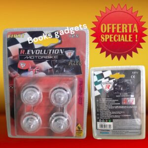 8016038603399 Luci Led Sottoscocca 4 Pezzi VIOLA First 12v Basso Consumo per Moto Scooter