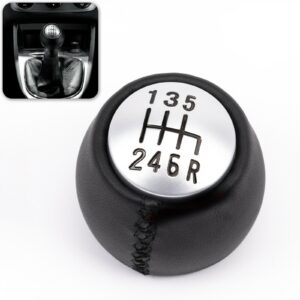 25 292 Per Alfa Romeo 147 Pomello per Leva del Cambio a 6 Marce (R in Basso a Dx)