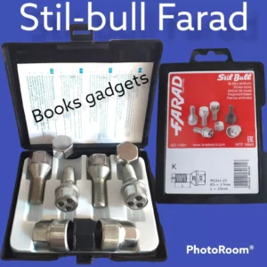 31/K Per Alfa Romeo Junior da 2024 Kit Bulloni Antifurto Stil-Bull Farad C/Acciaio