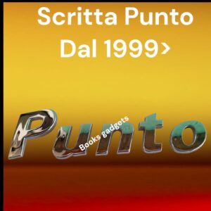 450 NW/871 Per Fiat Punto dal 1999 Sigla Scritta Logo Posteriore