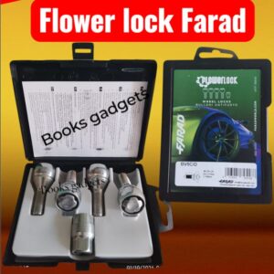 Per Fiat 600 dal 2023 Kit Bulloni Antifurto Flower Lock Farad Cerchi in Acciaio