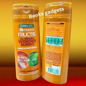 12 Flaconi Garnier Fructis Shampoo Oil Repair 3 Wonder Burro Capelli Molto Secchi