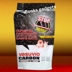 8033462618539 Vesuvio Tappetino Traversine Cani e Gatti Carbone 60x90cm