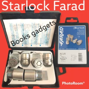 AC1/E Per MG Motor MG ZR Kit Dadi Antifurto Starlock Farad per Cerchi in Acciaio