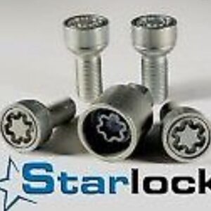 PP12/E Per Audi Q6 e-Tron (GF) da 2024 Kit Bulloni Antifurto Starlock Farad Cerchi Lega