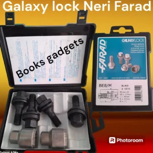 BE8/M NERI Per Alfa Romeo Junior da 2024 Kit Bulloni Antifurto NERI Galaxy Lock Farad Cerchi in Lega