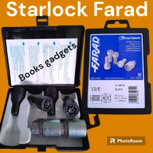 i3/E NERI Per Dacia Duster dal 2024 Kit Bulloni Antifurto NERI Starlock Farad Cerchi in Lega