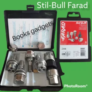 31 ZH4 Per Alfa Romeo Junior dal 2024 Kit Bulloni Antifurto Stil-Bill Farad Cerchi in Lega