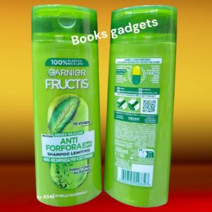 3600542543347 Garnier Fructis Shampoo 2 in 1 Anti Forfora Lenitivo Tè Verde Capelli Normali
