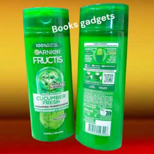 3600542543446 Garnier Fructis Shampoo Purificante Cucumber Fresh per Capelli Grassi