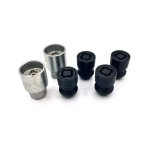 DLF/E NERI Per Transit Custom (NXN) da 2023 Kit Dadi Antifurto NERI Starlock Farad Cerchi in Acciaio