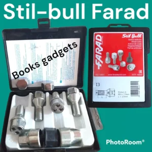 31/i3 Per Dacia Duster dal 2024 Kit Bulloni Antifurto Stil-Bull Farad Cerchi in Acciaio