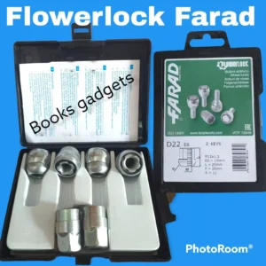 D22/D Per MG Motor ZR Kit Dadi Antifurto Flower Lock Farad per Cerchi in Lega