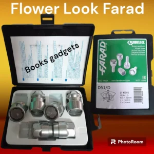 D51/D Per Byd Han Sedan dal 2022 Kit Dadi Antifurto Flower Lock Farad Cerchi Acciaio