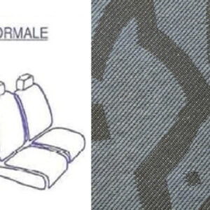 800 1/127 Serie Fodere Auto Semielastiche in Tessuto Universali (Come da Foto e Disegno) Romini