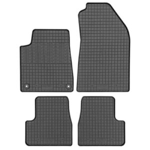 988 132420 Per Citroen C3 IV dal 2024 Set 4 Tappetini in Gomma su Misura con Bottoni Fissaggio