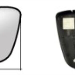 Per Peugeot 208 04/2012-12/2014 Piastra + Vetro Dx Termico per Specchio Retrovisore