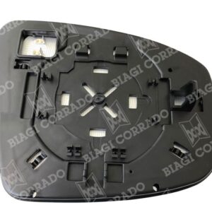 700 32989 Per Nissan Murano II 10/2008-2014 Vetro+Piastra Sx Termico per Specchio Retrovisore