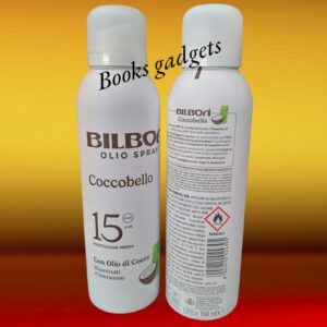 8002410024395 1 Flacone Bilboa Olio Spray Coccobello SPF15 con Olio di Cocco Protezione Media