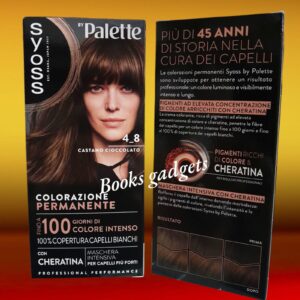8015700168792 6 Confezioni Syoss Palette Tintura Professionale Colorazione Permanente 4_8 Castano Cioccolato