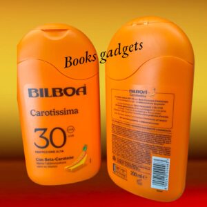 80024100244463 6 Flaconi Bilboa Carotissima Abbronzante SPF 30 Protezione Alta con Beta-Carotene 200ml
