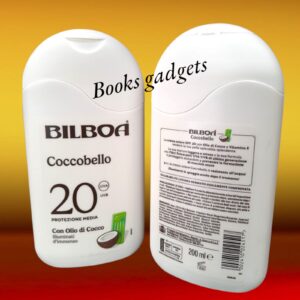 8002410024517 1 Flacone Bilboa Coccobello Abbronzante SPF 20 Protezione Alta Olio di Cocco 200ml
