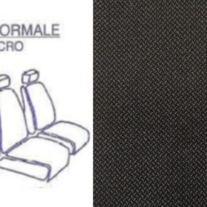 800 M1S/VE02 Serie Fodere Auto Vesuvio in Tessuto Universali Piombo (Come da Foto e Disegno) Romini