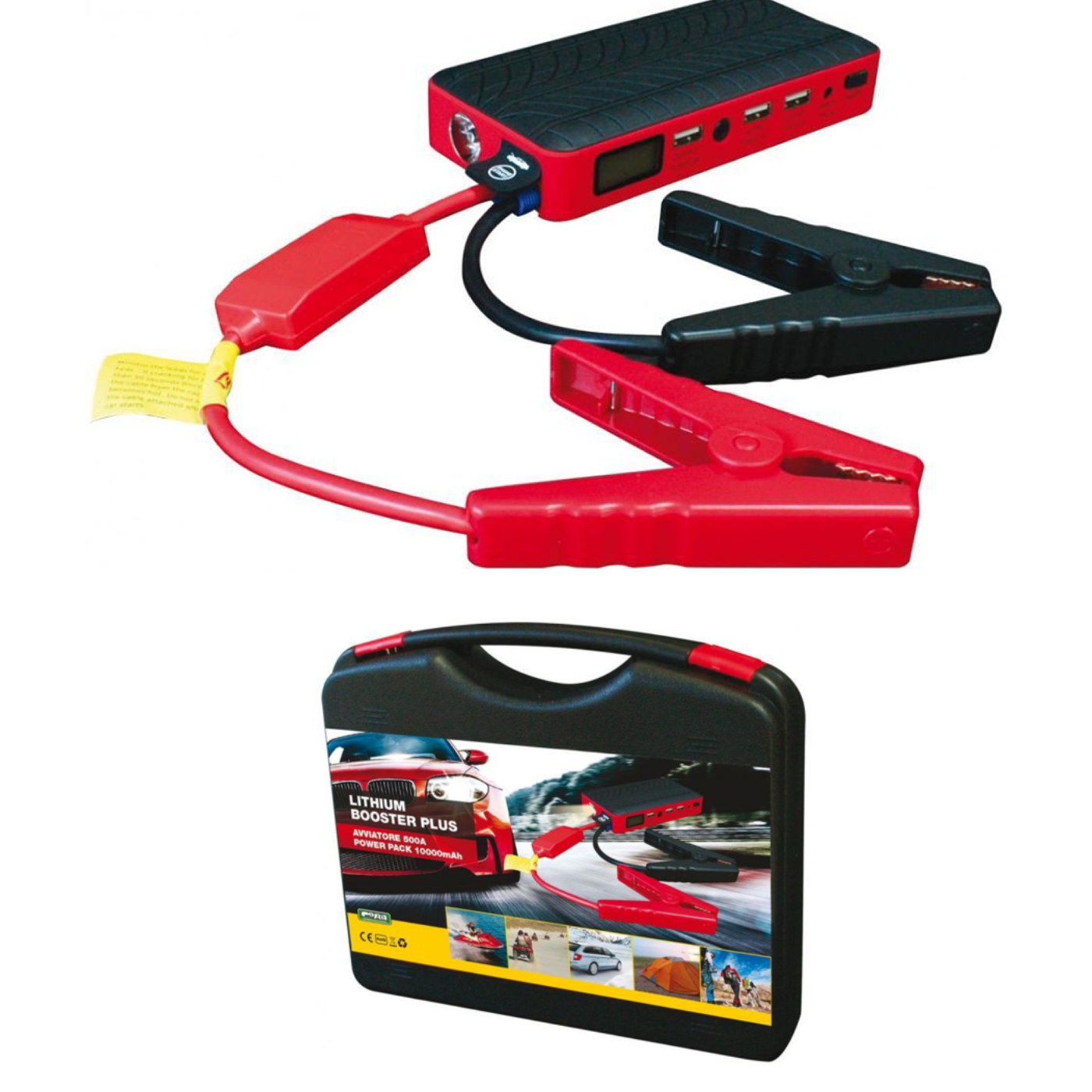988 120799 Avviatore Power Bank Lithium Booster 500 A/9600 Mah 12V