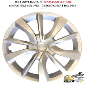 349 845.16 SET 4 COPPE RUOTA PER OPEL CORSA F DAL 2019