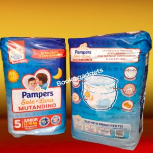 8001480306639 12 Pacchi (168 Mutandine) Pampers Sole e Luna Mutandino Pannolino Tg. 5 (12-18 Kg)