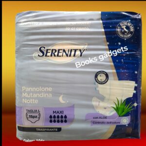 8058150564301 Pannoloni TG.L Serenity Notte Maxi Mutandina per Incontinenti