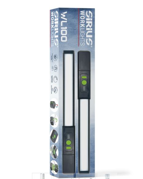 Sirius Lampada da lavoro 47x40x910 separabili 1.200lm 2200+2200mAH