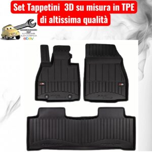 988 3D803061 Per Byd Sealion 7 dal 2023 Set Tappetini su Misura in TPE con Bordi Rialzati