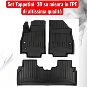 988 3D446700 Per Kia EV3 da 2024 Set Tappetini su Misura in TPE con Bordi Rialzati