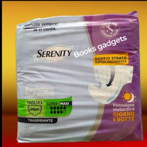8058150566367 Pannoloni TG.L Serenity Giorno e Notte Super-Maxi Mutandina per Incontinenti