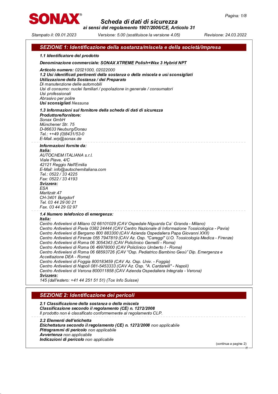 SONAX Potente lucidante per Vernici Opacizzate e Deteriorate da agenti atmosferici - immagine 2