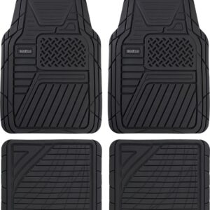 980 13088 Sparco Origin Set 4 Tappeti Tappetini in PVC Neri Antiscivolo Universali