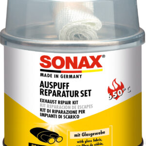 988 700553141 SONAX Kit Riparazione Pasta Sigillante Impianti di Scarico con Nastro in Fibra in Vetro