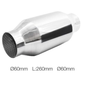 989 ESR5 Silenziatore Univ. Non Lucidato con uscita Rotonda per Terminali Simoni Racing