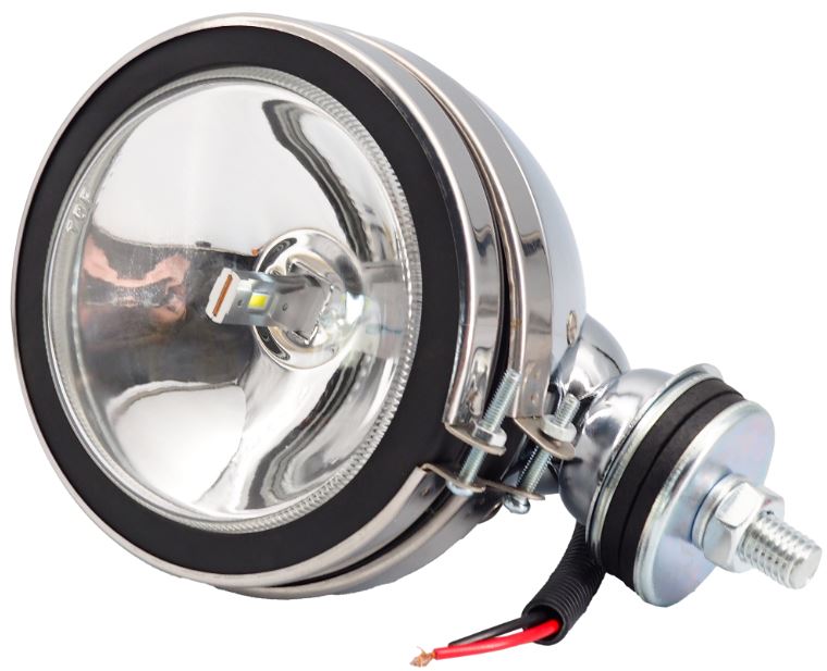Faro di Profondità a LED con Lampadina H3 Ø127mm 1550 Lumen 6500°K 23W 12V Simoni Racing