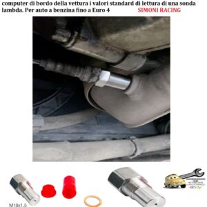 989 EMU1 Emulatore di Sonda Lambda (Sensore di ossigeno) per Auto a benzina fino a Euro 4